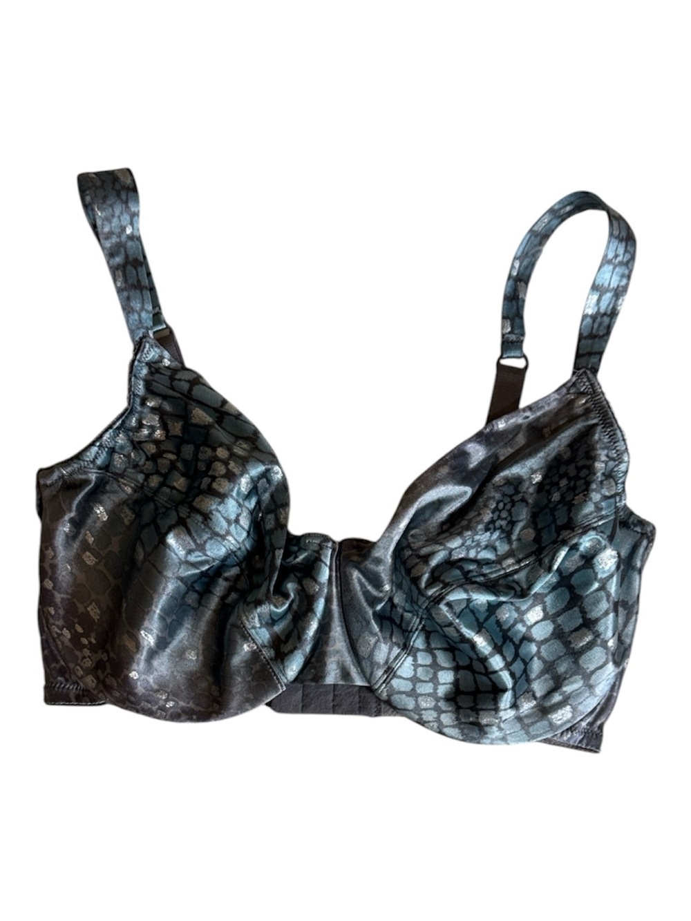 Vintage Victoria’s Secret Second Skin satin bra with animal print Size 36DD